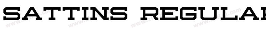 Sattins Regular字体转换